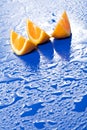 Fresh juicy orange slices Royalty Free Stock Photo