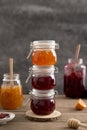 Fresh juicy pile homemade jam. High quality and resolution beautiful photo concept