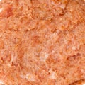 Fresh juicy raw minced meat close-up