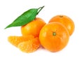 Fresh juicy tangerine