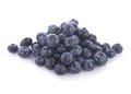 Fresh juisy blueberries isolated on white background Royalty Free Stock Photo