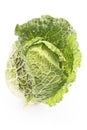Fresh kale isolated on a white Royalty Free Stock Photo
