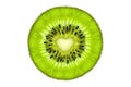 Fresh Kiwi Fruit Isolated on White Royalty Free Stock Photo