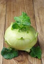 Fresh kohlrabi