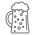 Fresh kvass icon, outline style