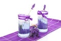 Fresh lavender lemonade. Royalty Free Stock Photo