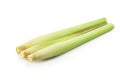 Fresh Lemon grass on a white background