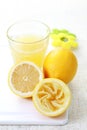 Fresh lemon juice Royalty Free Stock Photo