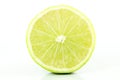 Fresh lemon lime citrus fruit slice Royalty Free Stock Photo