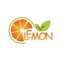 Fresh lemon logo creative vector