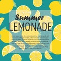 Fresh lemonade banner.