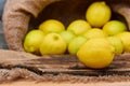 Fresh lemons for juice and lots of vitamins