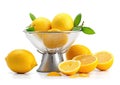 Fresh Lemons with Lemon squeezer Generative AI Illustration