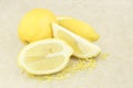 Fresh Lemons With Lemon Zest