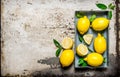 Fresh lemons Royalty Free Stock Photo