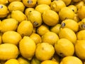 Fresh Lemons for Sale at a Local Grocery Store