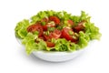 Fresh light salad with cherry tomatoes and chives Royalty Free Stock Photo