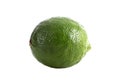 Fresh lime isolated on white Royalty Free Stock Photo