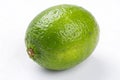 A fresh lime Isolated on White Background Royalty Free Stock Photo