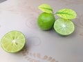 Fresh Lime sliced Royalty Free Stock Photo