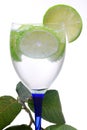 Fresh lime water Royalty Free Stock Photo