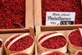 Fresh lingonberry from market Royalty Free Stock Photo