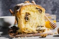 Fresh Loaf with Walnut Cinnamon Filling, Traditional Bakery