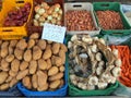 Fresh Locally Grown Produce, Greek Street Market Royalty Free Stock Photo