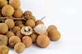 Fresh longan fruit Royalty Free Stock Photo