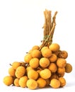 Fresh longan fruits Royalty Free Stock Photo