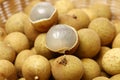 Fresh Longan - Thai fruit Royalty Free Stock Photo