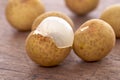 Fresh longan Royalty Free Stock Photo