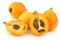 Fresh loquat fruit (Eriobotrya japonica)