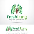 Fresh Lung Logo Template Design Vector Royalty Free Stock Photo