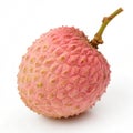 Fresh lychee fruit isolated Royalty Free Stock Photo