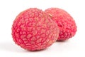 Fresh Lychee fruits close up Royalty Free Stock Photo