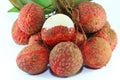 Fresh Lychee fruits Royalty Free Stock Photo