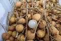 Fresh lychee in supermarket Royalty Free Stock Photo