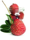 Fresh Lychy fruit and sweet tast redcover fruit