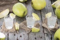 Fresh made Apple Liqueur Royalty Free Stock Photo