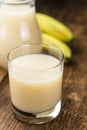 Fresh made Banana Juice Royalty Free Stock Photo