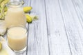 Fresh made Banana Juice Royalty Free Stock Photo