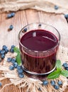 Fresh made Blueberry Juice Royalty Free Stock Photo