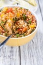 Fresh made Bulgur Salad Royalty Free Stock Photo