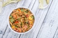 Fresh made Bulgur Salad Royalty Free Stock Photo