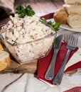 Fresh made Pasta Salad Royalty Free Stock Photo