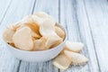 Fresh made Prawn Crackers (Krupuk) Royalty Free Stock Photo