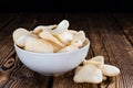Fresh made Prawn Crackers (Krupuk) Royalty Free Stock Photo