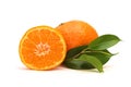 Fresh mandarin fruits Royalty Free Stock Photo