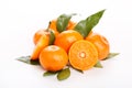 Fresh mandarin fruits Royalty Free Stock Photo
